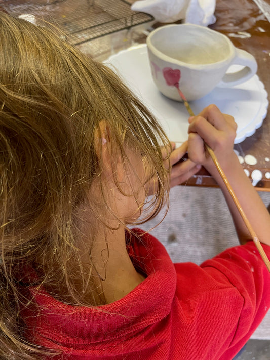 Kids holiday clay workshop: Personalised mugs. Wednesday July 3
